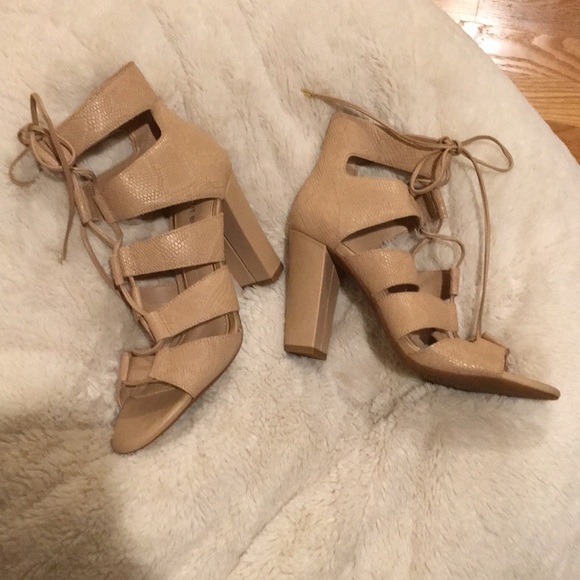 Gianni Bini Shoes - Gorgeous Gianni Bini strapping lace up heels New